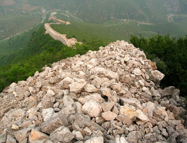 Rocky Pathway of Great Wall of China